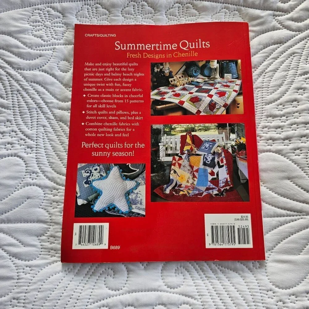 Summertime Quilts Book By Patti Eaton Fresh Designs In Chenille Martingale